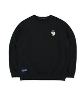 Upper Strop [Up9065] Upst Golf Applique Sweatshirt Black M