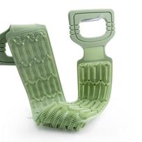 Long Silicone Scrubbing Belt Painless Back Scrubber Removing Dust Dirt Double-Sided Soft-Bristle Bath Brush ruda