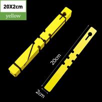 Waterproof Plant Markers Plastic Plant Hanging Tags Gardening Plant Marker Label Tools Garden Pots & Planters Supply 100PCS geltona