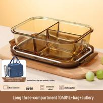 Youluo Glass Microwaveable Bento Box