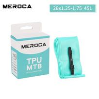 Bike Tpu Tube MEROCA MTB 26 27.5 29 Inch Bicycle Inner Tire 45mm Presta Mountain Bike Ultralight inner Tube TPU Cycling Part Presta Valve
