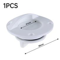 1 Set Plastic Marine Plug Stopper and Transom Self White Drainage Mounted Practical Draining Yacht Saltwater Kit Univers 1 pcs White