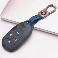 Silicone Key Fob Cover for Geely Emgrand Boyue Binyue Coolray Atlas Azkarra Tugella Xingyue Jiaji Okavango Geometry with Keychain Remote Key Protector juoda