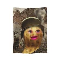 The Burnt Peanut GOOP Meme Flannel Blanket Arc Raiders Awesome Throw Blankets for Home 200x150cm Quilt, Size: 75*100cm, Weight: 230 GSM