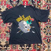 Guns N' Roses 1988 Vintage Tour T-Shirt Skull Rose Graphic Rock Size L XL