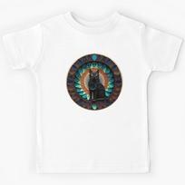 Cat Noir #1510 | Black Cat Kids T-Shirt 150