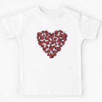 Lady Bug Heart Kids T-Shirt 150