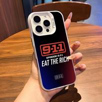Hot Tv Show 9-1-1 Phone Case For IPhone 17 Air 16 15 14 Plus 13 12 11 Pro 7 8 XS Max XR Silver White Bumper Case iPhone 12
