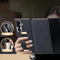 For Samsung Z-TriFold Magnetic Flip Phone Case Nappa Texture Full Coverage 70% off Fold Leather Protective Case For Samsung Z-TriFold&Opp Bag juoda
