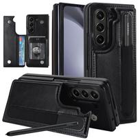 Protective Case for Samsung Z Fold 3 4 5 6 7 Mobile Phones Sports Design Card Holder Pen Slots TPU Cover Opp Bag&For Galaxy Z Fold6 (no pen) juoda