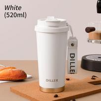 316 Stainless Steel Insulated Travel Mug 520ml  Leak Proof Double Walled Vacuum Sealed Thermos with Handle Strap for Hot & Cold 520ml/17.5oz balta