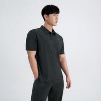 Sculp Pig Smt25011-02 Addiction Cooling Collared T-Shirt Charcoal Charcoal/M