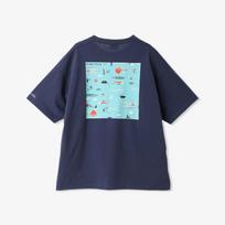 Columbia [Jonas Collection] Unisex Crest To Belly Graphic Short Sleeve T-Shirt Nocturnal/Xl