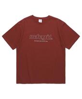 Maha Grid Third Logo Tee Red(Mg2Cmmt508A) Red/S