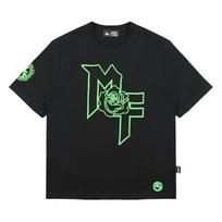 Monkey Flower Unisex Big Hip Hop Rose Regular Fit Short Sleeve T-Shirt/Mm1Wts12U Lime Free