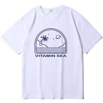 Yda Vitamin Sea Oversized Short Sleeve T-Shirt_Yd2048Tswh Xl/Xxl