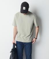 Stico [Black Label] Supima Round Neck Short Sleeve T-Shirt_Green (Semi-Oversized Fit)_Stswb95Nse Green/95