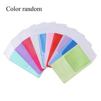 3Pcs Portable PVC Office Doctors Nurses Supplies Leak-Proof Pen Pouch Pencil Case Pocket Protector color random