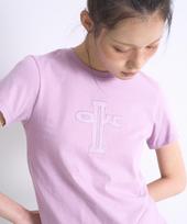 Episode Untitled Lace Applique Logo Crop Top Lavender Lavender/1