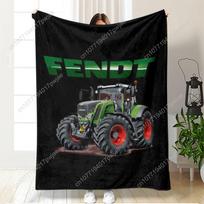 1 Soft Fendt Tractor Print Flannel Blanket - Lightweight All-Season Use, Perfect Gift for Loved Ones, Suitable for Sofa, Bed, Ca Size: 75*100cm, Weight: 230 GSM