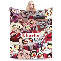 Relax hazbines hoteles alastor vox 2 Blanket Accessories Sofa Decorative Throw Blankets Soft Fleece for Car Size: 75*100cm, Weight: 230 GSM