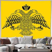 Medieval Tapestry Wall Hanging Eagle Crest Gothic Home Decor Vintage Shield Banner Dorm Room Living Room Aesthetic Art 100X70CM