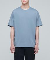 Musinsa Standard Supima Basic Crew Neck T-Shirt [Cloudy Blue] Cloudy Blue/S