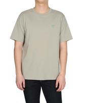 Guess 1-Color Men'S Small Logo Semi-Oversized Crew Neck Short Sleeve T-Shirt Kp2K04C8 Olv/M