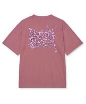 Brown Bless Leopard Tag Tee - Bugrundy Bugrundy/M