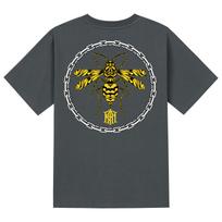 Khan 6312 Ktg0011 Bumblebee Short Sleeve T-Shirt - Gray Grey/Xl