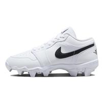 (GS) Air Jordan 1 Low Cleat 'White Black' Kids' HF6885-100 EU 36