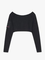 Poyeong Pocket Crop Knit Black Black/Os