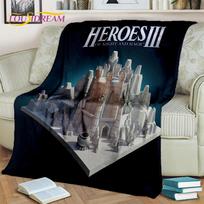 Heroes of Might and Magic Classics Game Blanket,Soft Throw Blanket for Home Bedroom Bed Sofa Picnic Travel Office Cover Blanket Size: 75*100cm, Weight: 230 GSM