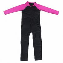 Children's Sports Swimsuit One Piece Long Sleeve Swimwear for Girls Boys UV Protect Swimming Suit  Bath Clothes S juoda