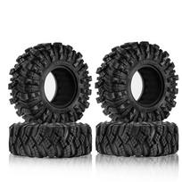 Guminės padangos nuotoliniu būdu valdomos automobilių padangos 4 vnt. keitimas SCX10 II III 90046 Trax4 TRX4 4WD D90 juoda