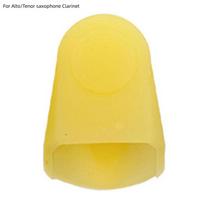 Guminis kandiklio dangtelis saksofonui, atsarginė dalis, lengvas montavimas Yellow M Size