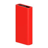 Silikoninis dėklas, skirtas 20000 mAh Power Bank nešiojamam laikikliui Apsaugokite jūsų įrenginį nuo kritimo ir įbrėžimų Apsauga raudona