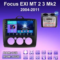 2 DIN Android Car Radio For Ford Focus EXI MT 2 3 Mk2 Mk3 2004-2011 Multimedia Player Head Unit Stereo GPS Navigation WIFI 1+16GB 1+16GB,MT juoda