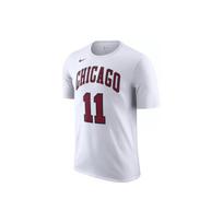 Nike Chicago Bulls City Edition Demar Derozan Vintage Logo Letter Print Comfortable Sports Training Short Sleeve T-Shirt Men Tops White DV5980-101 L white