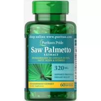 Puritans Pride – Saw Palmetto standartizuotas ekstraktas 320 mg, 60 minkštųjų gelių