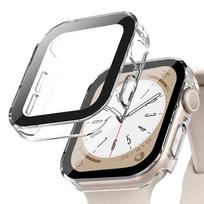 Glass+cover For Apple Watch case series 8 7 6 5 4 se 44mm 45mm 41mm 40mm PC Waterproof  Screen Protector apple watch Accessories Series 654 SE 40MM