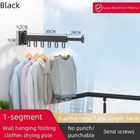 Wall Mounted Retractable Foldable Space Aluminum Drying Rack Clothing Rack Space-saving Helper Comforter Sheet Drying Racks