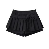 Summer Hot Girl Sexy High-Waist Pleated Skirt Pants - European & American Style Small juoda