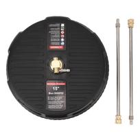 15 Inch Pressure Washer Surface Cleaner 3600PSI Working Pressure 1/4 Inch Quick Plug with 2