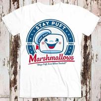 230 Gsm 100% Cotton Stay Puft Ghostbusters 80S Cult Film Marshmellow Super Cool Best Gift Top Tee T Shirt 8786 XXS balta