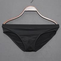 Vyriškos „Ice Silk“ besiūlės kelnaitės Seksualūs vidutinio juosmens minkšti vyriški apatiniai „Candy Color“ apatiniai 2XL juoda