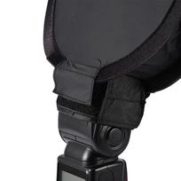 Mini nešiojamasis apvalus grožio indas Speedlite Flash difuzorius Softbox (30 cm)