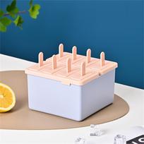 Ledų formelių rinkinys - „Pasidaryk pats“ ledų gaminimo formelės su dangteliais ir lazdelėmis, BPA neturintys silikoniniai šaldiklio padėklai One Size