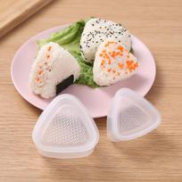 Triangle Rice Ball Molds Set: DIY Seaweed-Wrapped Sushi Molds for Kids. skaidri