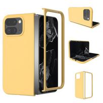 Google Pixel 9Pro Fold Skin-Feel Ultra-Thin Anti-Fall Protective Case Google Pixel 10 Pro Fold citrinos geltonos spalvos